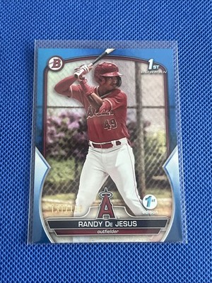 2023 Bowman 1st Edition Randy De Jesus Blue 1st Bowman 131/150 #BPPF-19