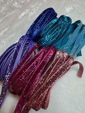 Jewel Tones Lurex Metallic French Velvet Ribbon Trim Set 6 Colors 5mm 1/4"