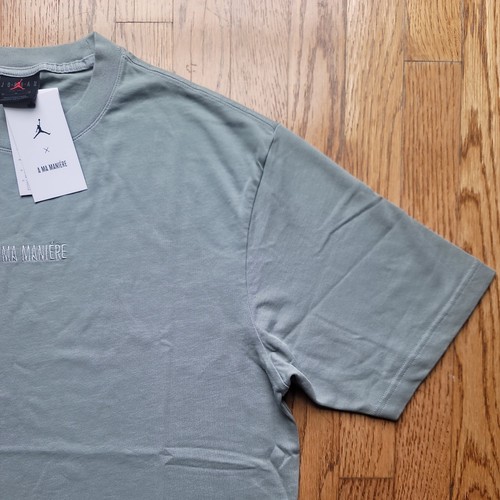 Air Jordan A Ma Maniere Shirt Mens S Green Short Sleeve T-Shirt FD2347-330 - Picture 6 of 9