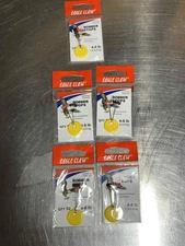 Lot 5 Eagle Claw  Professional Bobber Stop 4-8 Lb Test