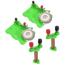 Physical Experiment Set, 2 Pcs Electric Bell Magnetism Experiment Kits, Green