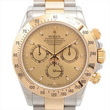 Rolex Cosmograph Daytona 116523 SS×YG SS×YG AT Champagne-Face 1 Extra Link