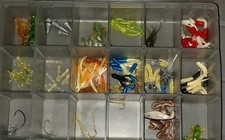 Lot of Tackle Soft Squishy Fishing Lures Hooks Weights