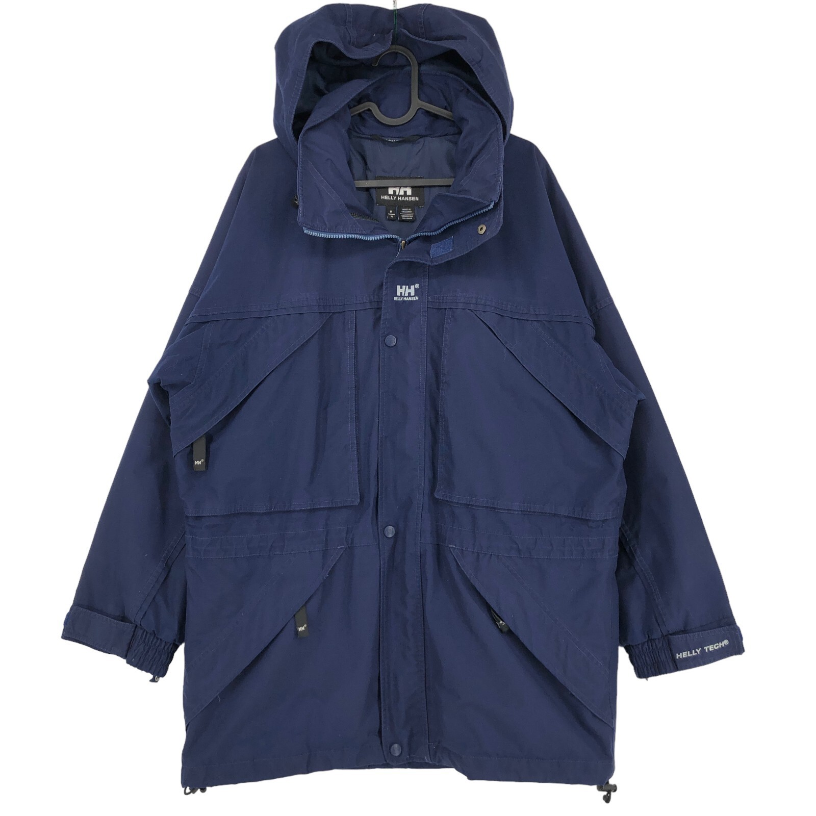 Chaqueta Abrigo Con Capucha Vintage HELLY HANSEN Para Hombre Talla M