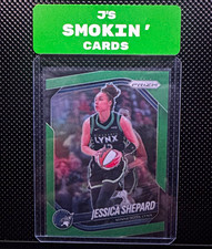 Panini 2025 Prizm WNBA Jessica Shepard #137 Minnesota Lynx Green Prizm