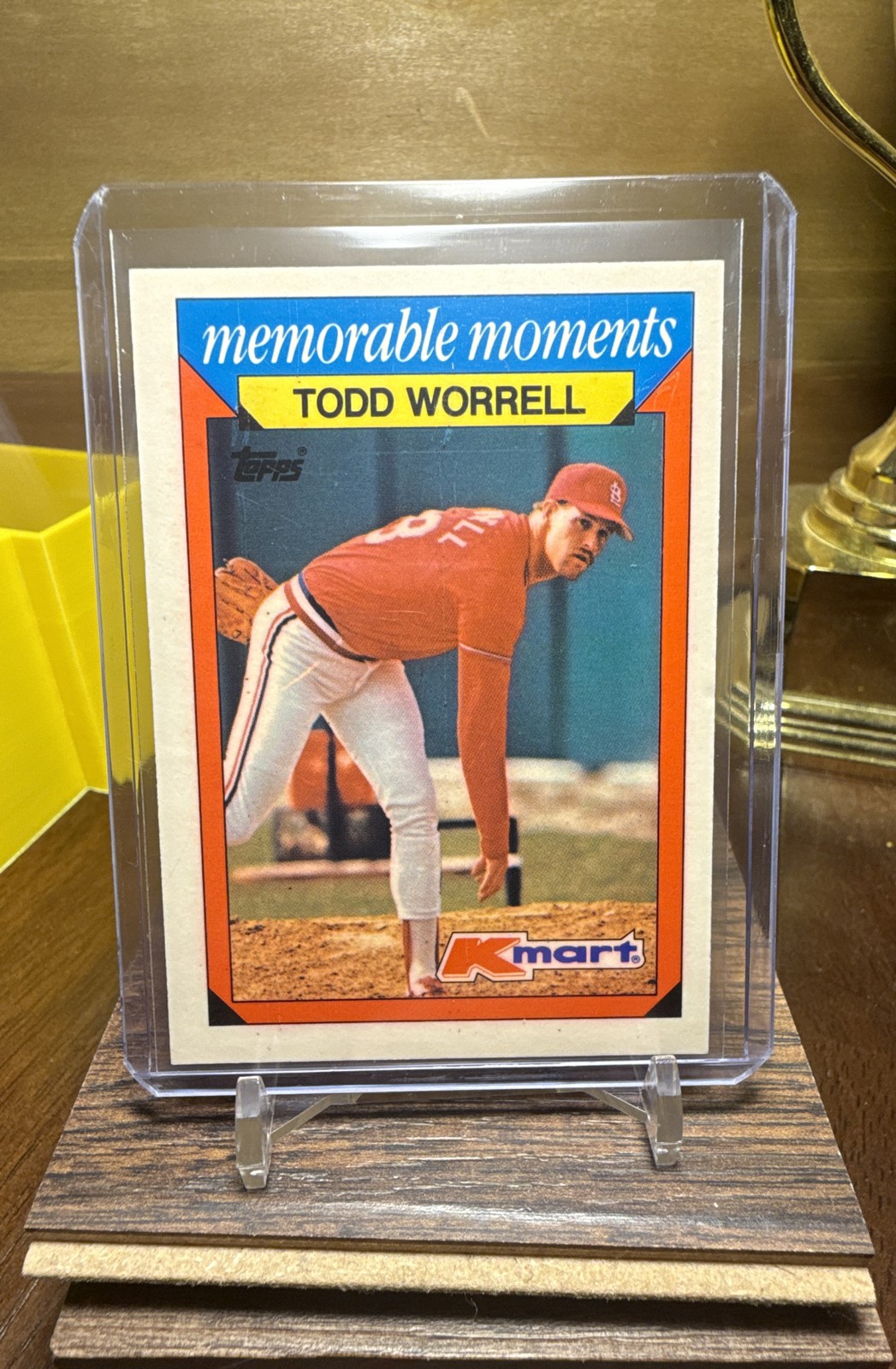 1988 Topps Kmart Memorable Moments - Todd Worrell #32