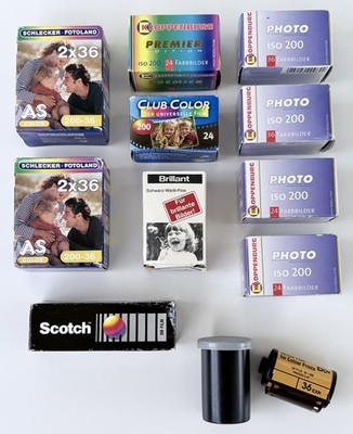 13x Analog Foto Filme 35mm ua. Kodak VR 400 Plus ISO 200 etc. Konvolut alle Neu