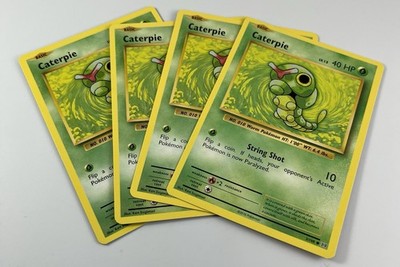 Pokemon Caterpie 3/108 (4X) Playset XY Evolutions Common Grass 2016 NM English