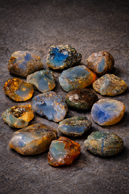 #ad Rare Blue Amber Rough Stone Dominican Republic – Natural Raw Collector Gem $38.00