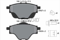 Pagid Bremsbelagsatz Scheibenbremse T2304N FüR Opel A18 P1UO Astra OV5 Sports 2