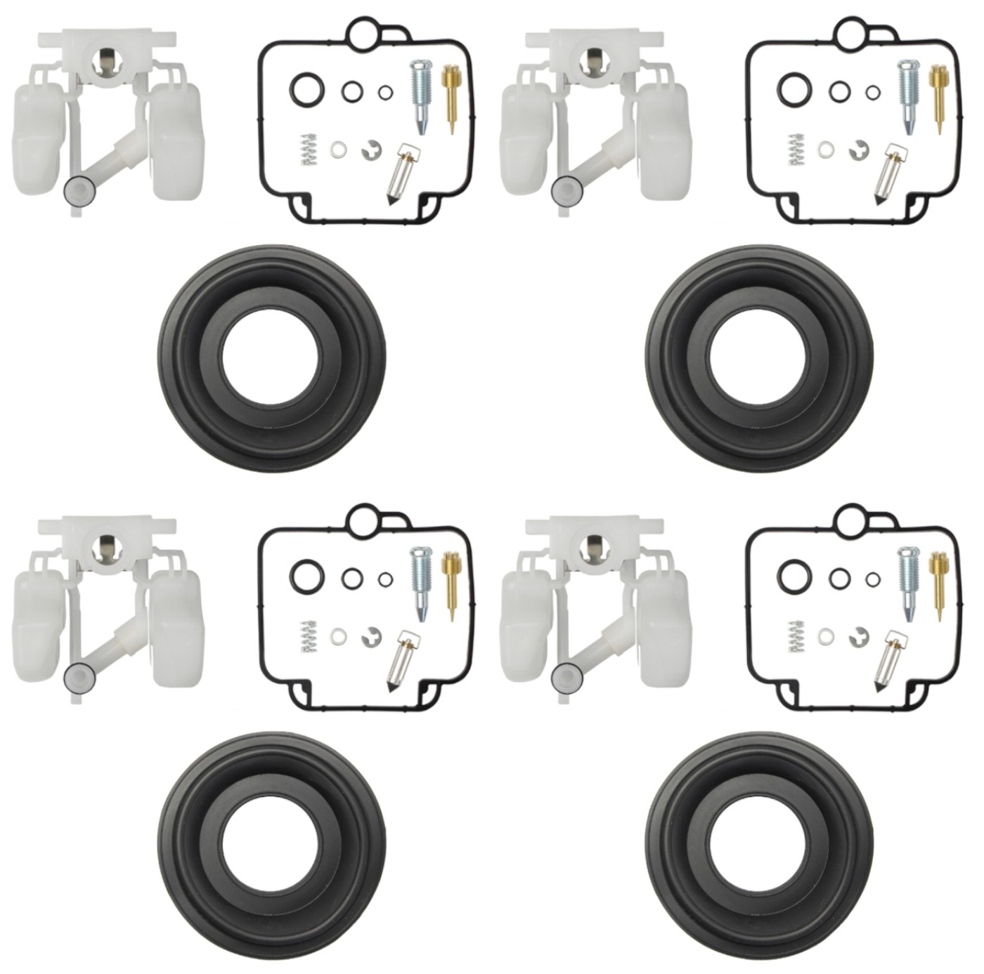 Kit réparation carburateur pour Suzuki GS 500 E et GSX 1100 G ensemble complet de 4 pièces