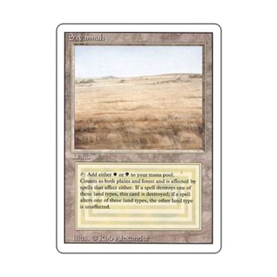 WotC MtG 3. Edition Savannah (R) VG