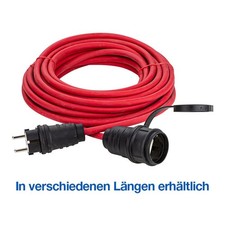 Verlängerungskabel Baustellenkabel Kabel H07RN-F 3x1,5 mm² IP44 rot viele Längen