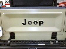 Jeep Cj Tailgate Vinyl Decal Choose Color Scrambler Cj5 Cj7 Cj8