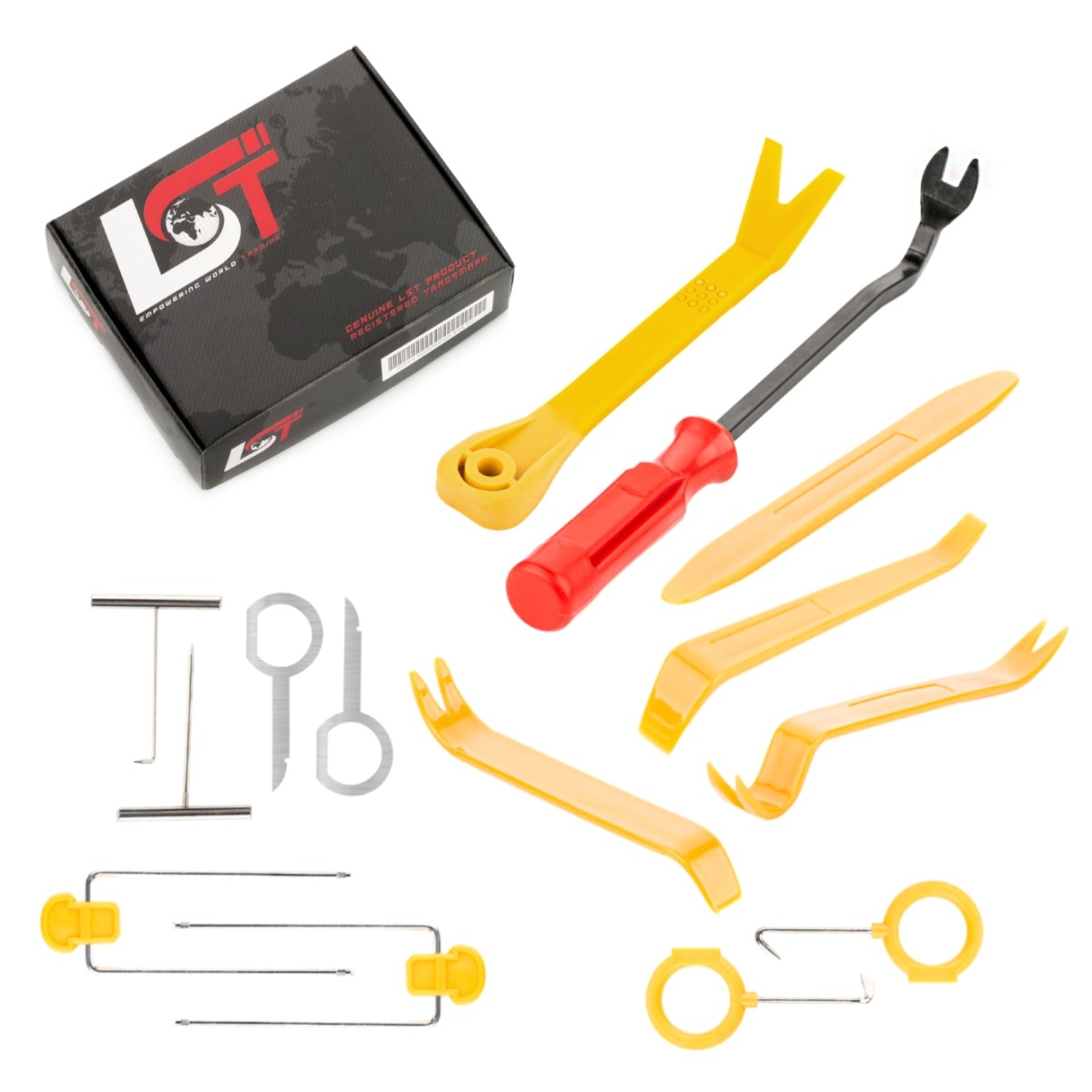 14-Piece Door Clip Separation Tool Interior Trim Removal Tool For HONDA