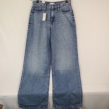 NWT Good American Good Standard Ease Jeans Mid-rise Wide Leg Sz 2/26 174 MSRP