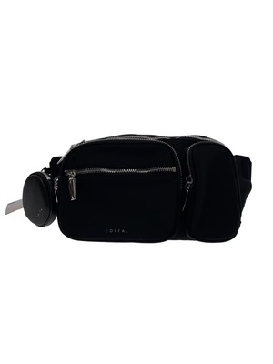 EDITA Urban 3D Pocket Waist Bag (Waist Bag/Shoulder Bag) - Black