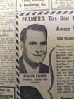 JULY 15, 1959 NEWSPAPER PAGE #2463- RICHARD PALMER, PALMER'S TIRE CO, MACON GA — photo 1