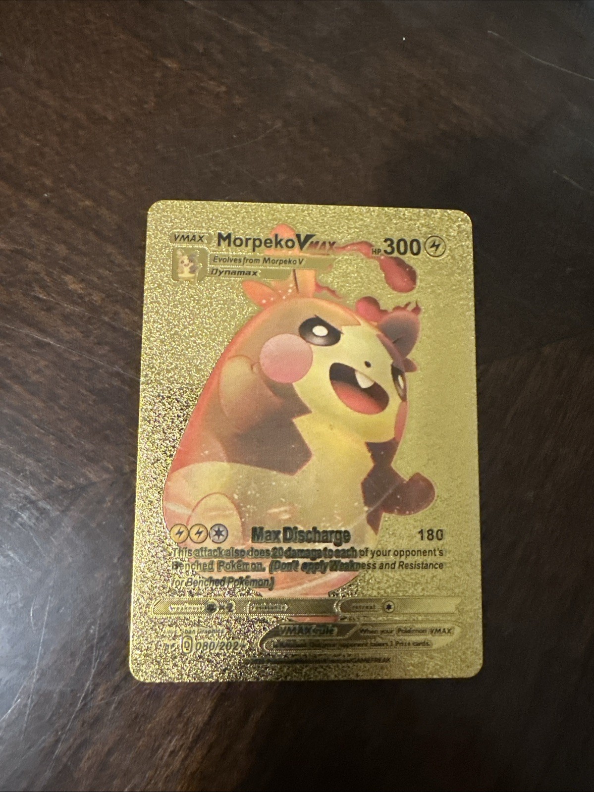 Pokemon Morpeko VMAX Gold Foil | eBay