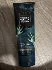Wicked Vanilla Woods 8 oz Ultimate Hydration Body Cream Bath  Body Works