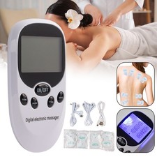 TENS Machine Unit 8 Pain Electrical Massager Pulse Muscle Stimulator Therapy OY