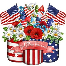 4th of July Decorations Welcome Wreath for Front Door, Independence Day Door ...