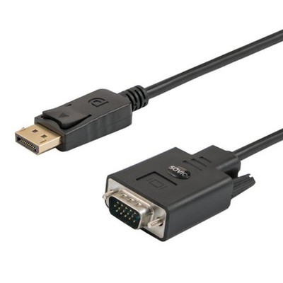 SAVIO DISPLAY-ANSCHLUSS AUF VGA LAPTOP-MONITOR PC-ADAPTERKABEL HOCH