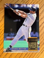 George Brett 1994 Donruss Career Salute Card #107 Kansas City Royals HOF'er
