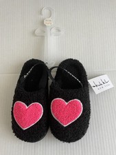 Girls Heart Slippers