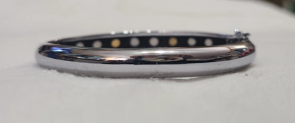 Nikken Bella Passione 24K Plated Magnetic Venezia Swirl Bangle Bracelet NWOT - Image 4 of 4