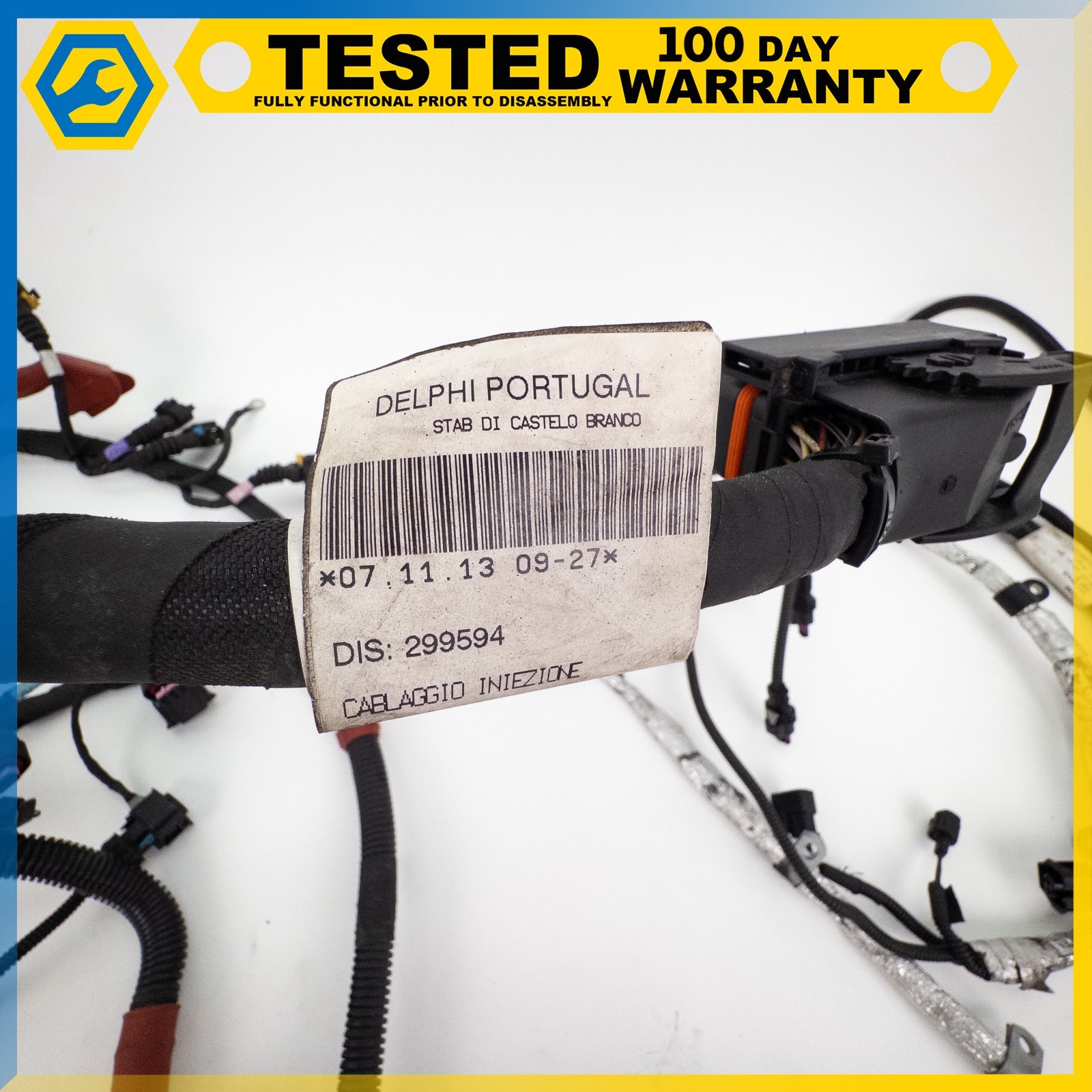 14-19 MASERATI QUATTROPORTE S Q4 3.0L V6 AWD ENGINE INJECTION WIRING HARNESS OEM