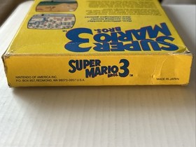 Nintendo Super Mario Bros. 3 1990 NES Video Game Cartridge, Box & Manual CIB