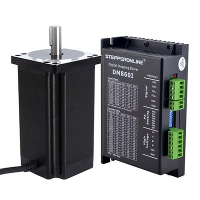 STEPPERONLINE Nema34 Schrittmotor 12Nm/8.2Nm/4.8Nm Φ14mm & DM860I Treiber Kit