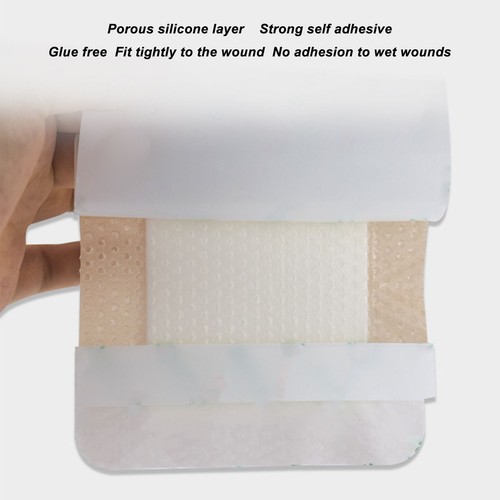 Silicone Adhesive Foam Soft Breathable Waterproof Prevent Leakage Bedsore Fo HPT - Picture 6 of 24