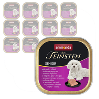 Animonda Vom Feinsten Senior 11X150G Nassfutter FüR äLtere Hunde Mit GeflüGel
