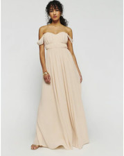 Reformation Jayde Dress Prosecco - Petite Size 12/NWT