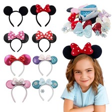 Sequin Mouse Ears Headband for Cosplay Parties