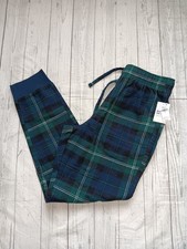 NWT Old Navy Men's Plaid Green/Black Pajama Pants Size M