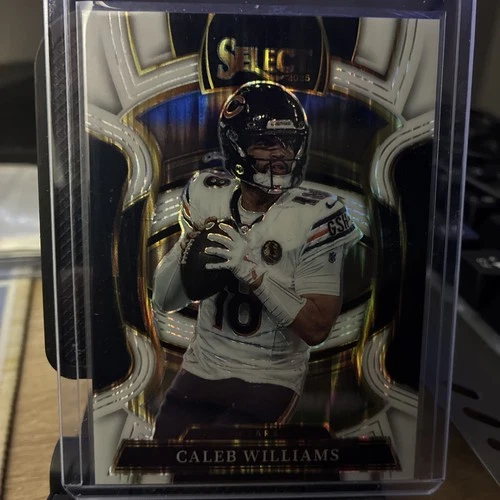2025 Panini Select - Concourse Caleb Williams #73 White Shock Prizm /799