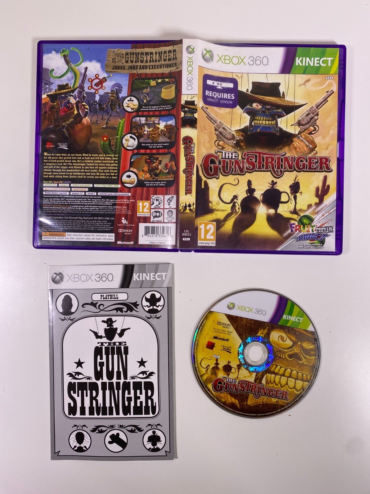 The Gunstringer for Xbox 360 Kinect  - Complete - VGC
