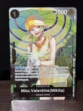 Miss.Valentine(Mikita) (Dash Pack) OP14-087 Foil The Azure Sea's Seven NM