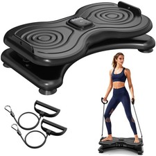Waist Twister Machine, Waist Twist Board with LCD Display Black