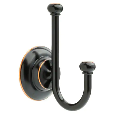#ad #ad Delta Porter Double Towel Hook in Oil Rubbed Bronze 78435 OB1 $16.99