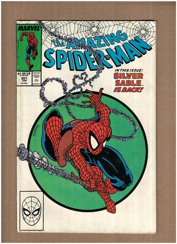 Amazing Spider-Man #301 Marvel Comics 1988 Classic Todd McFarlane Cover VG 4.0