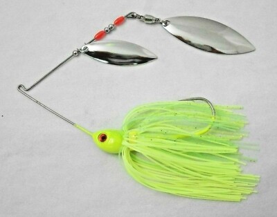 ELITE SPINNERBAIT 3/8oz  TWO TONE CHARTREUSE 