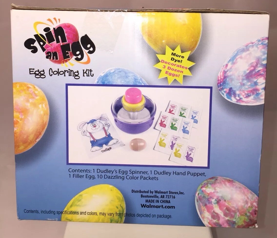 Dudley S Spin An Egg Easter Egg Decorating Kit Fun No Mess Kids Love New For Sale Online