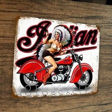 an Indian Motorcycles Girl on Bike Mouse Pad