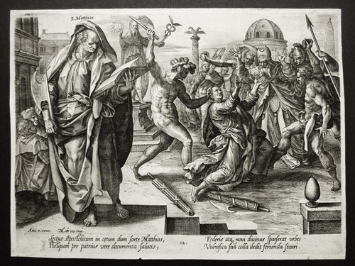 Burin d’Hendrik GOLTZIUS d’après Maarten de Vos