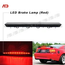 For 99-2004 Ford Mustang Smoked Red LED Third Brake Light Rear Stop Signal Lamp