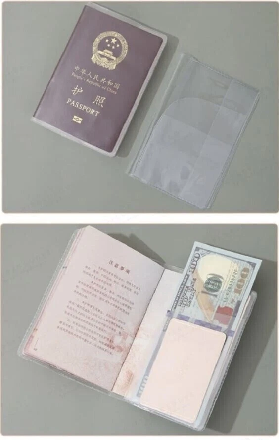 Funda protectora para pasaporte transparente impermeable - Imagen 4 de 4